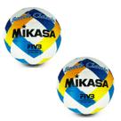 Kit 02 Bola de Vôlei de Praia Mikasa BV543Y Aprovada FIVB Costurada Kit 02 Bola de Vôlei de Praia Mikasa BV543Y Aprovada FIVB Costurada