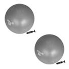 Kit 02 Bola Suíça De Ginástica Pilates 55cm Vollo - Acompanha Bomba