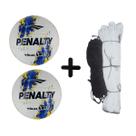 Kit 02 Bolas De Volei Penalty Soft X CosturadaRede Vôlei Master Rede Seda 5M 1 Faixa Sintética Kit 02 Bolas De Volei Penalty Soft X CosturadaRede Vôlei Master Rede Seda 5M 1 Faixa Sintética