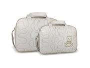 Kit 02 Bolsa Maternidade Bebê Urso Bege - Mave Baby Kit 02 Bolsa Maternidade Bebê Urso Bege - Mave Baby