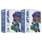 Kit 02 Caixa Protetor Ocular Hipoalergênico para Oclusão Oftálmica Oftam Tampão Para Olhos Pequeno e Grande Diversas Cores Caixa 20 Unidades