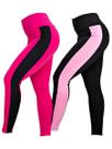 Kit 02 Calça Legging Suplex Feminina com Faixa MAG855