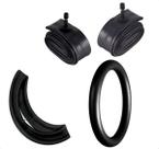Kit 02 Camara Ar Dianteira Traseira Biz 100 Biz 110 Biz 125