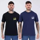 Kit 02 Camisetas Hurley Preto e Marinho Kit 02 Camisetas Hurley Preto e Marinho