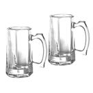 Kit 02 Canecas De Vidro Chopp Cerveja Zero Grau 350ml De Congelar