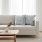 Kit 02 Capa De Almofadas 45x45- Quarto/Sala Polar/Willow/ Marshmallow