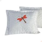 Kit 02 Capas de Almofada Bordada Libélula
