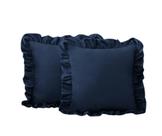 KIT 02 CAPAS DE ALMOFADAS BABADO 40x40 - PREMIUM LUXO DECORAÇÃO