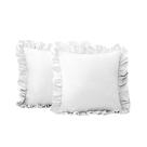 KIT 02 CAPAS DE ALMOFADAS BABADO 40x40 - PREMIUM LUXO DECORAÇÃO KIT 02 CAPAS DE ALMOFADAS BABADO 40x40 - PREMIUM LUXO DECORAÇÃO