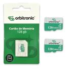 Kit 02 Cartão De Memória De 128gb Classe 10 U3 Orbitronic