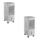 Kit 02 Climatizador de Ar 110v Umidificador Portátil 8 Litros Praxis Cp08
