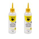 Kit 02 Cola Silicone Líquida 100g Rendicolla Colagem e Aplicação Rápida Fixador Artesanato Cola Fria