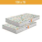 Kit 02 Colchões 130x70 Para Berço Padrão Americano Gazin