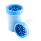 Kit 02 Copo Limpador Azul Pata de Cachorro Médios e Pequenos