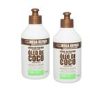 Kit 02 Creme De Pentear Óleo de Coco 300ml Wever