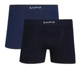 Kit 02 Cuecas Boxer Microfibra Lupo Sem Costura Ref: 436