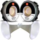 Kit 02 Driver JBL D200X 110W 8 Ohms som Trio e 02 Corneta Fiamon Boca Longa Branca Plástico lc1425
