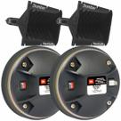 Kit 02 Driver JBL Selenium D220TI Titânio 80W com 02 Guia de Ondas Corneta Bomber