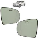 Kit 02 Espelho Do Retrovisor Jeep Compass 2017 Até 2024 Original