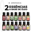 Kit 02 Essências a Base de Óleo 10 ml Para Aromatizador e Difusor Elétrico - Escolha a Sua