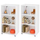 Kit 02 Estantes Multiuso com 02 Prateleiras Clean 81x45 cm Branco - Lyam Decor Kit 02 Estantes Multiuso com 02 Prateleiras Clean 81x45 cm Branco - Lyam Decor