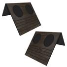 Kit 02 Esteiras Bandeja Com Suporte Para Copos Para Sofá MDF Tabaco G20 - Gran Belo