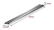 Kit 02 Facas Fina Plaina Elétrica Skil-1555 - 82x5,5x1,2mm