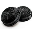 Kit 02 Filtro Carvão Ativado Coifa Brastemp Consul W10638550