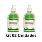 Kit 02 Fr Sabonete Cremoso Erva Doce Septderm Pump 500ml
