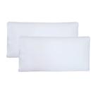 Kit 02 Fronhas King 50x90cm Percal 200 Fios 100% Algodão Branca Arrumadinho Enxovais Kit 02 Fronhas King 50x90cm Percal 200 Fios 100% Algodão Branca Arrumadinho Enxovais