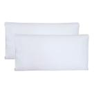 Kit 02 Fronhas King 50x90cm Percal 200 Fios 100% Algodão Marfim Arrumadinho Enxovais Kit 02 Fronhas King 50x90cm Percal 200 Fios 100% Algodão Marfim Arrumadinho Enxovais