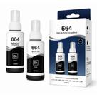 Kit 02 Garrafas 664 L395 L380 L375 L220 Preto