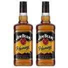 Kit 02 jim beam honey licor americano 1000ml