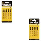 Kit 02 lamina p/ serra tico-tico vd 118a com 5 vonder
