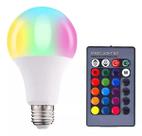 Kit 02 Lampada 5w Led RGB Colorida Com Controle