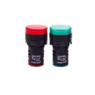 Kit 02 Lampada Sinaleiro Led AD16-22DS - 220V Verde Vermelho