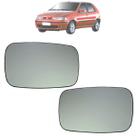 Kit 02 Lente Do Retrovisor Base Palio 1996 Até 2000 Original
