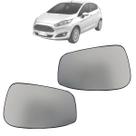 Kit 02 Lente Espelho Retrovisor Com Base New Fiesta 2012 Até 2017
