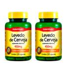 Kit 02 Levedo de Cerveja 450mg 120 Capsulas Loja Maxinutri