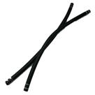 Kit 02 Mangueira Borracha Original 22cm X 3mm Sem Lona