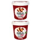 Kit 02 Manicrem Pasta De Amendoim Chocolate - 500g