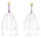 Kit 02 Massageador Polvo Relaxar Cabeça Anti Estresse Manual