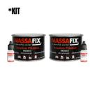 KIT 02 Massas Plásticas Branca 400g com 02 Catalisadores MassaFix KIT 02 Massas Plásticas Branca 400g com 02 Catalisadores MassaFix