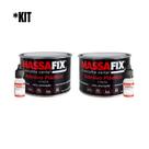 KIT 02 Massas Plásticas Cinza 400g com 02 Catalisadores MassaFix KIT 02 Massas Plásticas Cinza 400g com 02 Catalisadores MassaFix