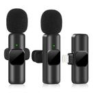 Kit 02 Microfones Profissional De Lapela Anti Ruído Recarregável