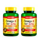 Kit 02 Ômega 3 Supra Óleo De Peixe 1000Mg 60 Caps Maxinutri