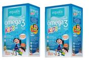 Kit 02 Ômega3 Pro Kids 30 Cps Mastigável Laranja- Equaliv