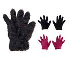 Kit 02 Par Luva Infantil Juvenil KIDS Pelinho Lã Pelúcia Inverno Moda Menina