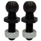 Kit 02 Parafuso Esférico M6 Com Porca Capô Amortecedor Porta Malas Universal