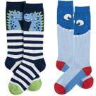Kit 02 Pares de Meia Infantil Menino Kids Cano Longo